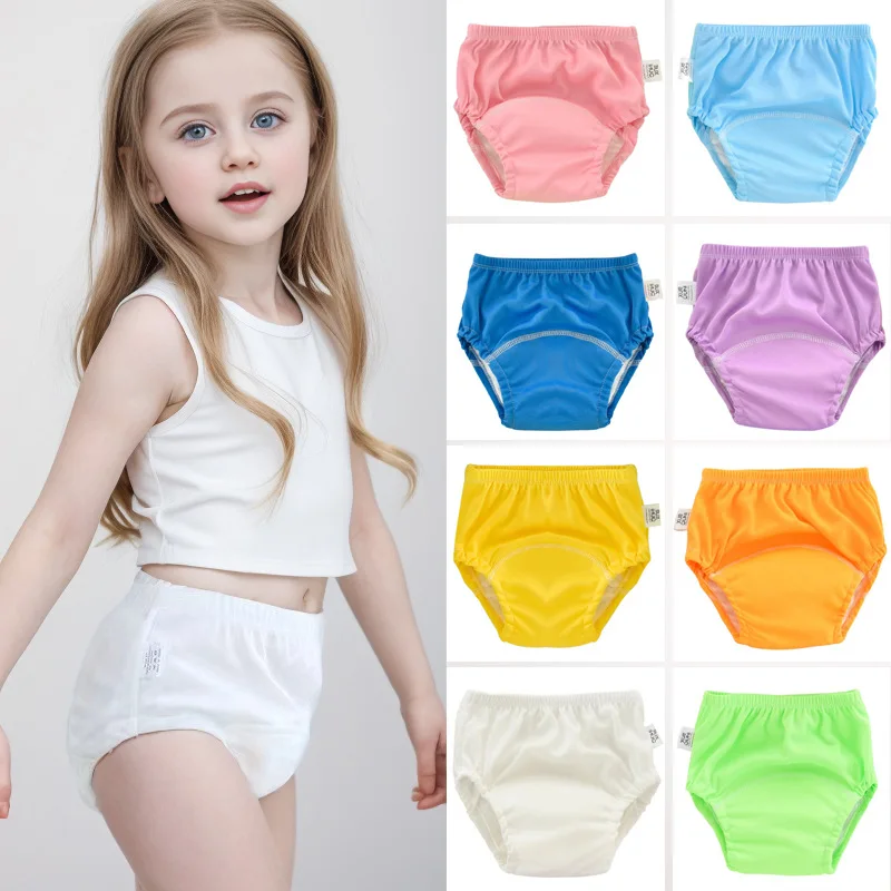 Candy Colors Newborn Training Pants Summer Baby Shorts Washable Boy Girls Cloth Diapers Reusable Nappies Infant Panties