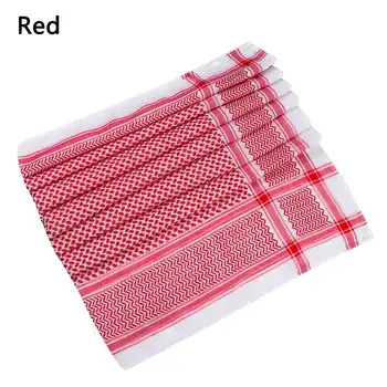 頸巾格子披肩多功能頭巾巴勒斯坦頭巾穆斯林頭巾阿拉伯卡菲亞頭巾阿拉伯頭巾希賈布 6 最佳銷售 巴勒斯坦頭巾(阿拉伯頭巾) - №5