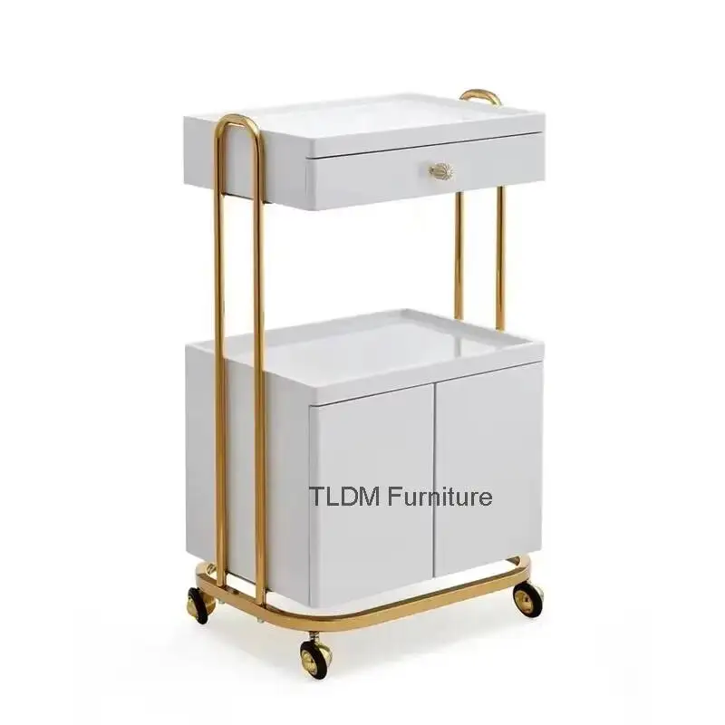 

Многофункциональная тележка для салонов красоты, парикмахерских, спа-салонов и тату-салонов, вспомогательная тележка для хранения косметики и инструментов