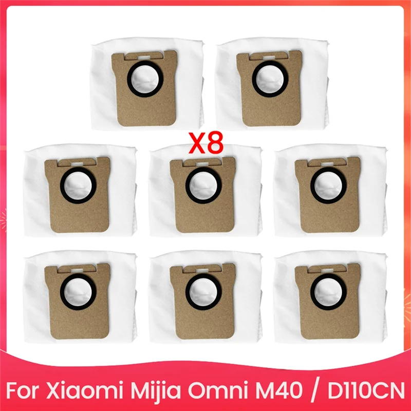 B98A-8PCS Dust Bag Fit Forxiaomi Mijia Omni M40 / D110CN Vacuum Cleaner Spare Part Accessories Kit
