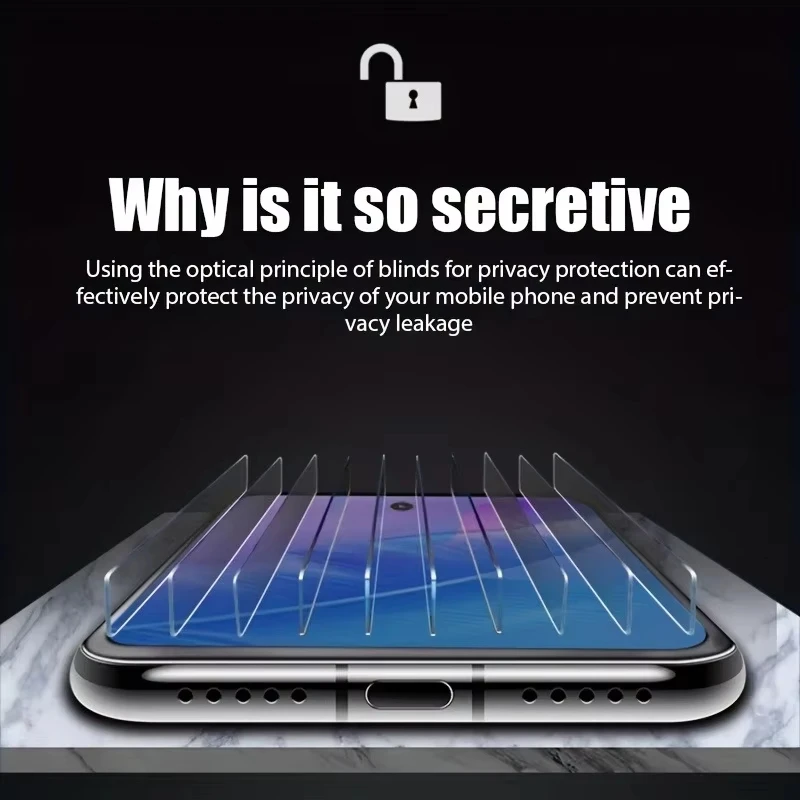 1-5 Piezas Protectores de Pantalla de Privacidad de Vidrio Templado para Samsung A07 A06 A05 A57 A56 A55 A54 A36 A35 A34 A33 A26 A25 A17 A16 A15 A14 5