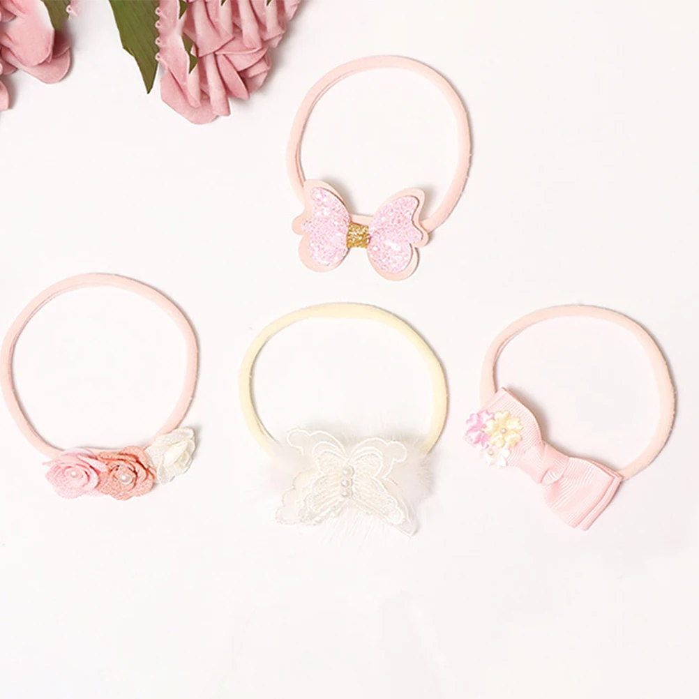 

8pcs Baby Flower Headband Lovely Hairband For Newborns Infant Comfortable Hair Accessory Festival Costume Decoration Birthday