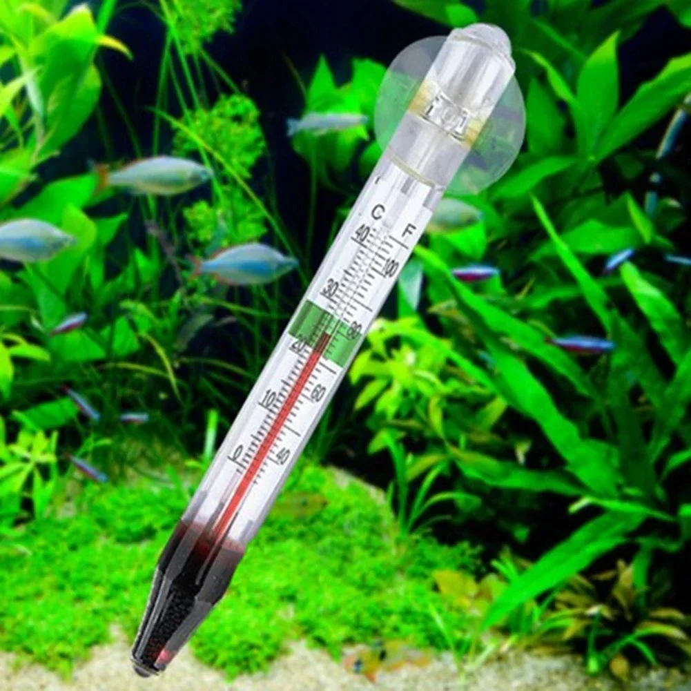 Aquarium Fresh/Salt Fish Thermometer 3D Digital Electronic Temperature Measurement Fish Tank Temp Meter Aquarium Accessories