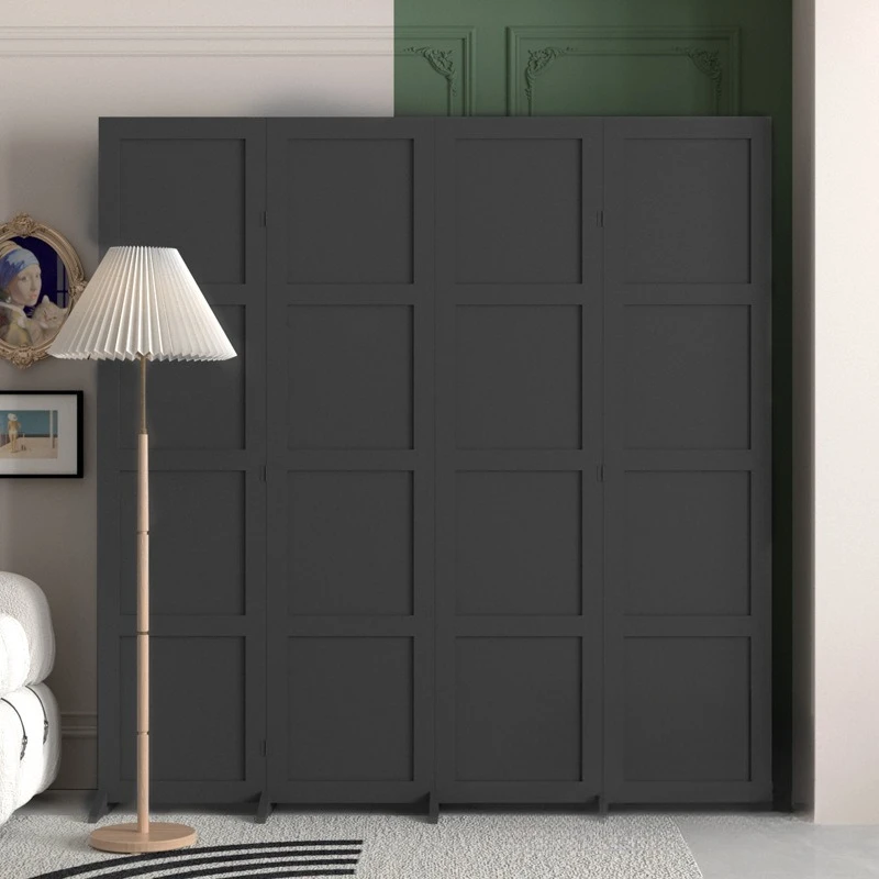 

Pure white screen folding living room mobile modern office hotel porch partition photography cream wind folding screen