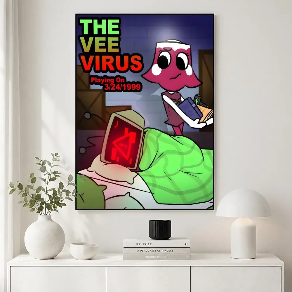 Game Dandy World Poster Hochwertige Wandkunst-Poster, geeignet für Heimbüros, Schlafzimmer und Wohnzimmer. – Detail 12