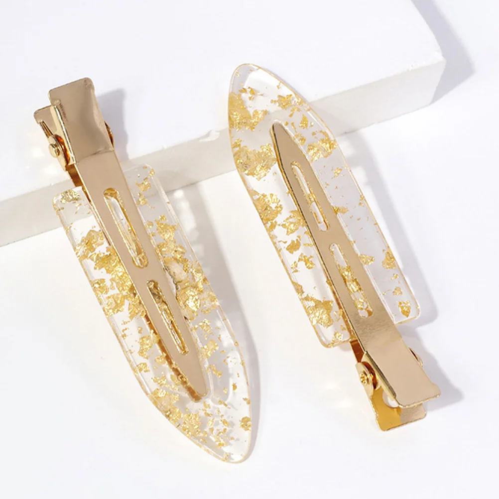 

10Pcs Styling Hair Clips Glitter No Bend Barrettes for Women Sectioning Makeup Hair Holders Elegant Lightweight Design