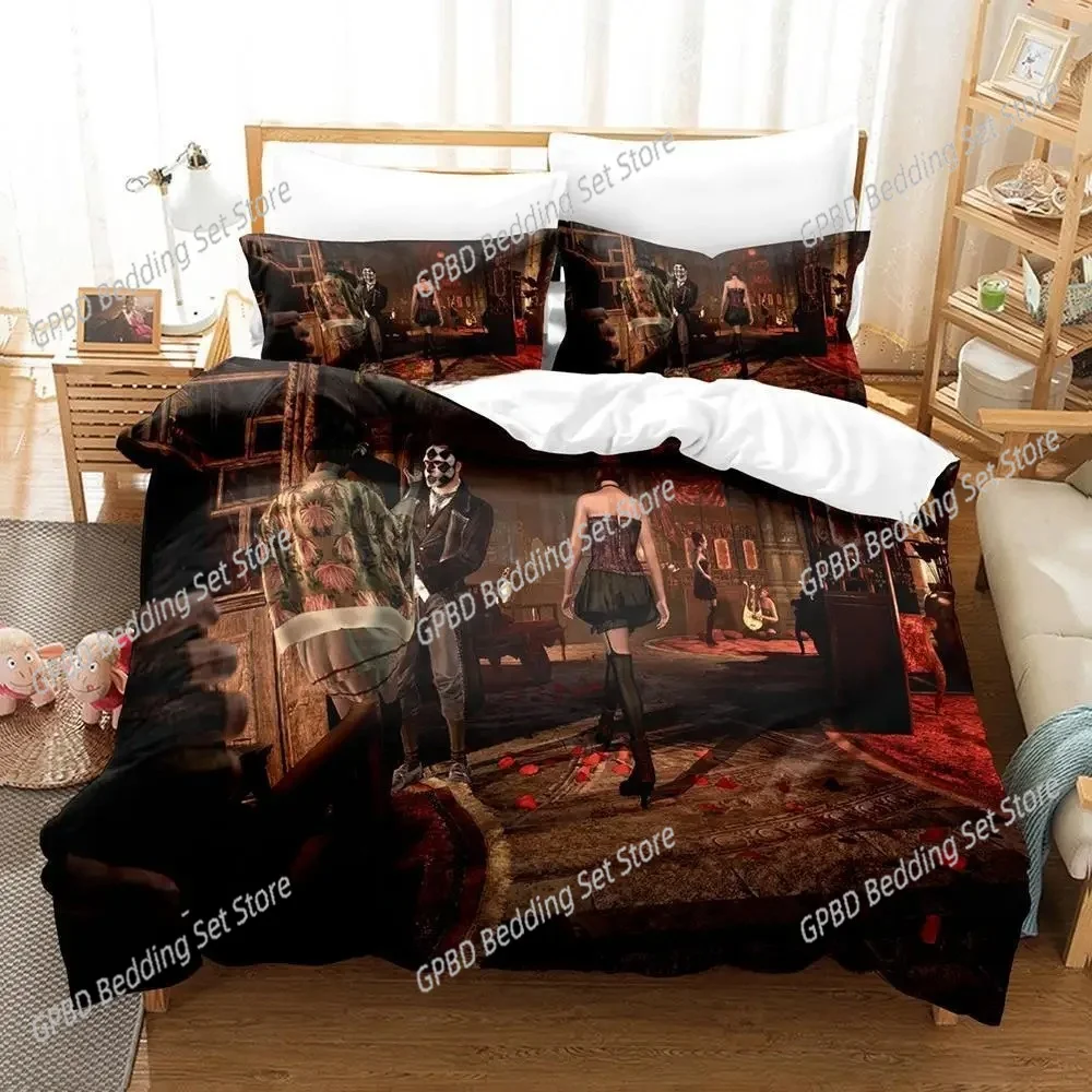 Fashion 3d Print Game Thief 3D Bedding Set Duvet Cover Pillowcases Single Twin Full Queen King Size Home Decor Quilt Boys Gift