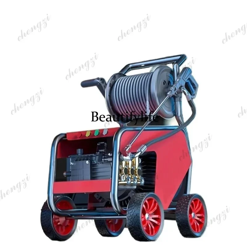 

High Pressure Washer Machines Easy Operation Energy Saving Outdoor Engineering Vehicles Ground Surface Washing Maintenance Tasks