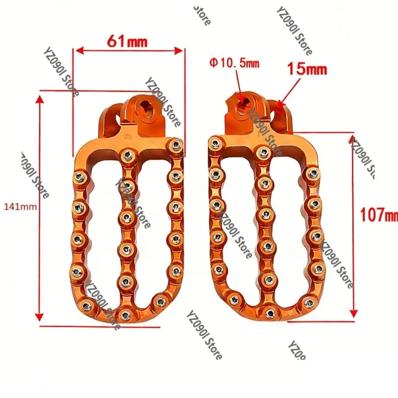 Universal Extended Passenger Foot Peg Extra Pedal Modified Accessories For Offroad Motorcycle