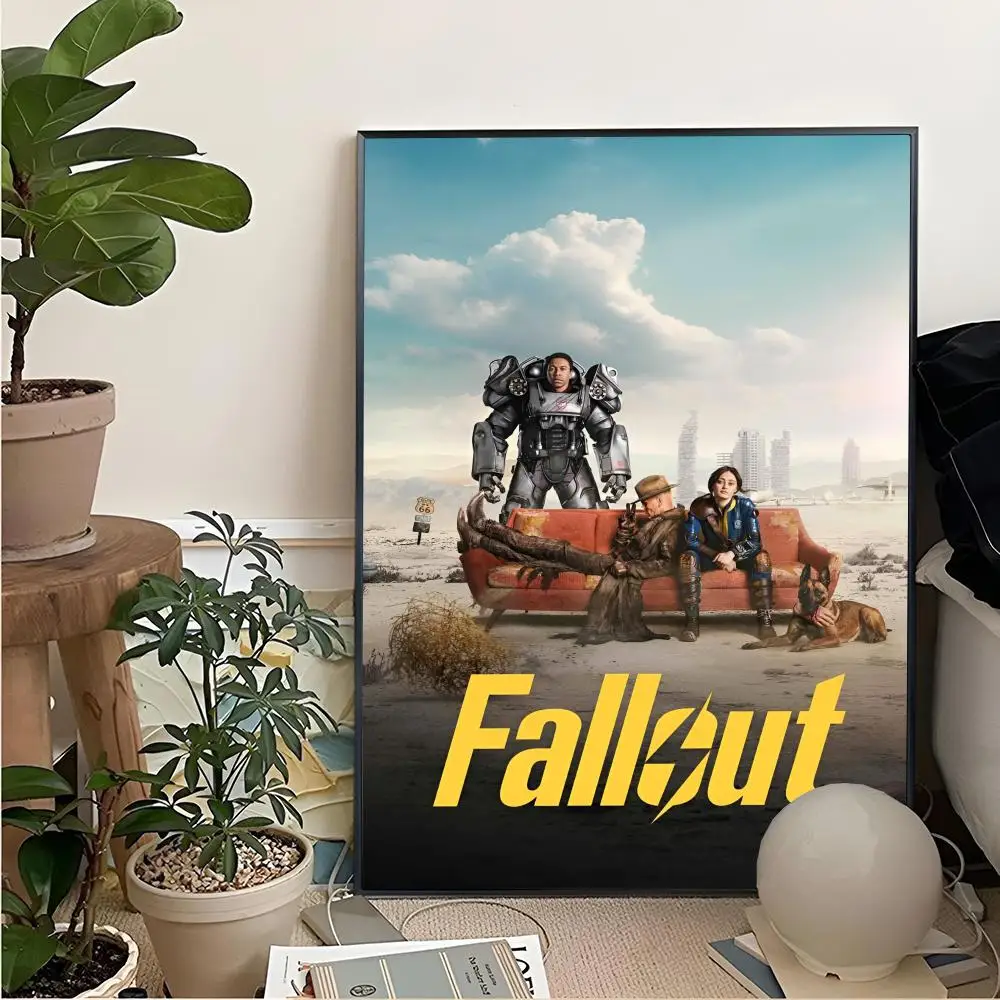 Fallout Painting Calligraphy For Art Printing Decoration Painting Cinema Art Poster Home Wall Decoration Frameless
