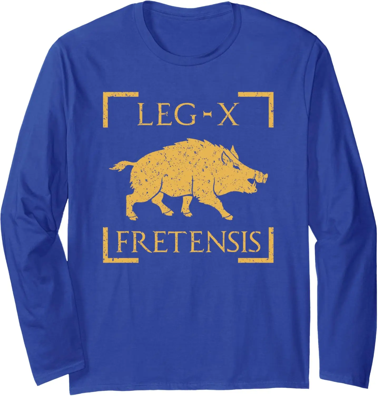 Legio X Fretensis Boar Emblem Roman Legion Long Sleeve T-Shirt