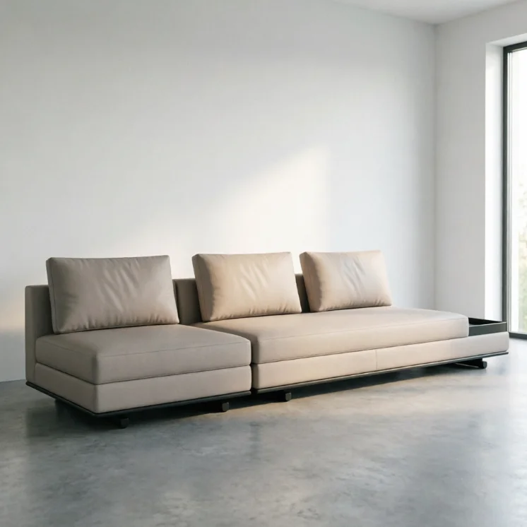 Living Room Furniture High End Durable ModernMinimalist Couch Sofa Leather Sofa Se