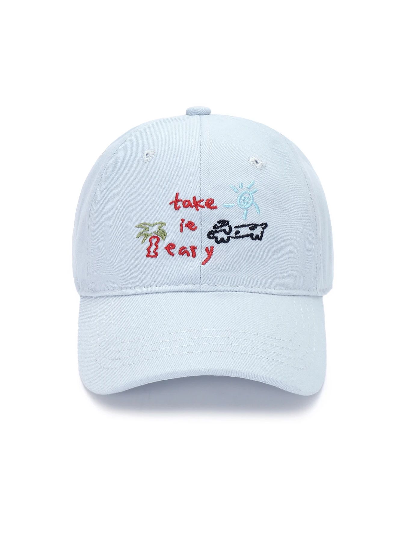 قبعة بيسبول واحدة لطيفة على شكل جرو شجرة جوز الهند #5