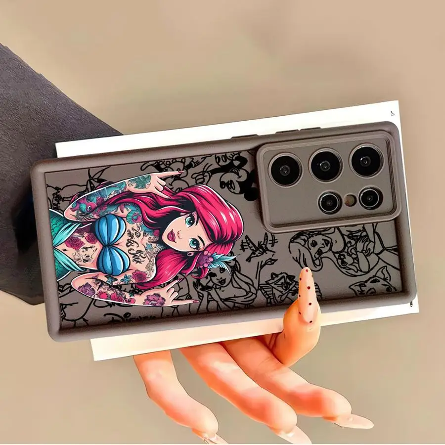 Princess Phone Case for Samsung Galaxy S21 S23 S24 S24 FE Note 20 Ultra S25 Ultra S25 S20 S23 Plus S22 Soft TPU