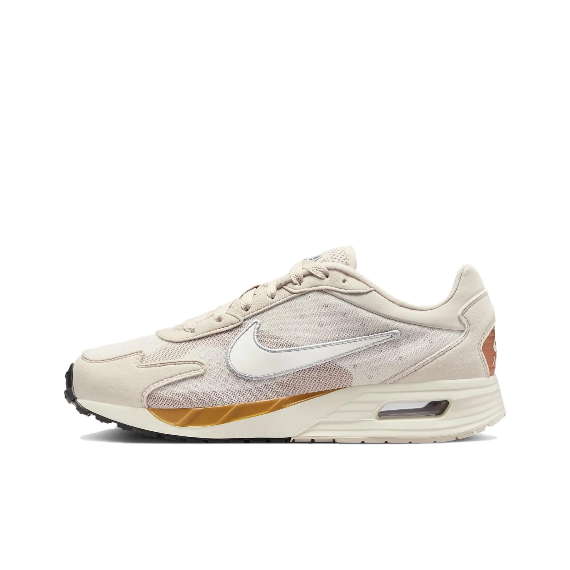 Nike Air Max Solo Casual Shoes Women's Low Top Light King Brown/Monarch/Black/Canvas FN0784-105
