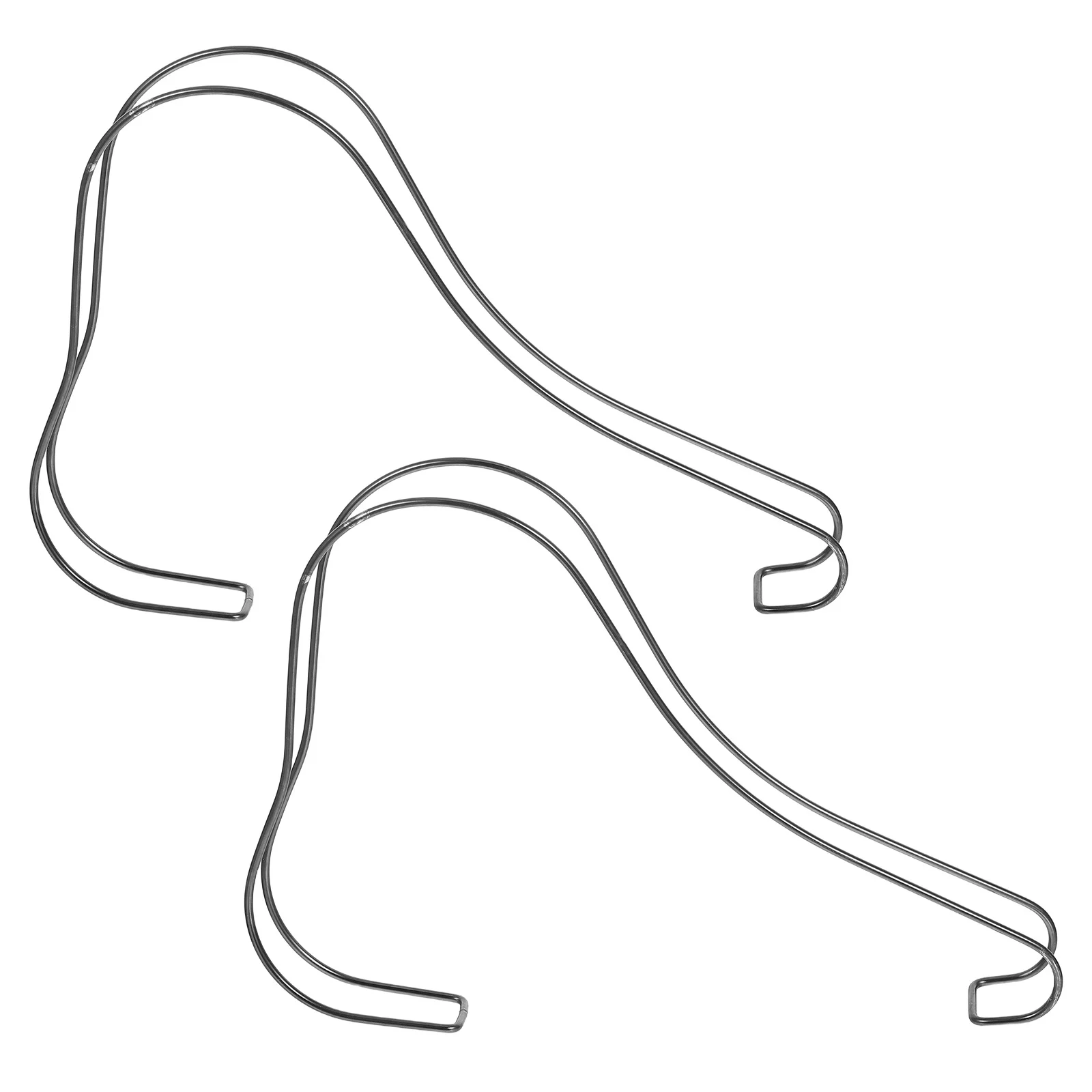 2Pcs Stainless Steel Shoe Support Stand Strong High Heel Sandal Display Rack for Shoe Store Home Organizer Sandal Rack