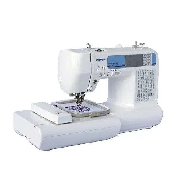 ZY1950N household embroidery sewing machine series 100*235mm size 72 design build-in embroidery and sewing machine for home