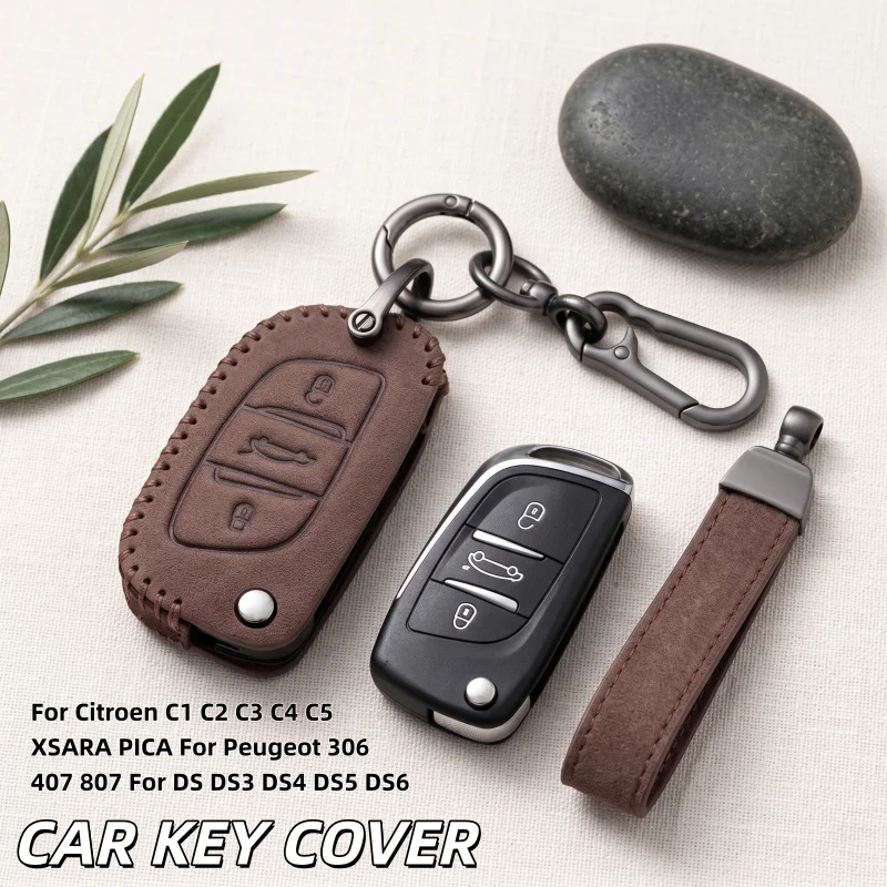 

XFor Citroen C1 C2 C3 C4 C5 XSARA PICA For Peugeot 306 407 807 For DS DS3 DS4 DS5 DS6 Car Flip Key Case Cover Shell
