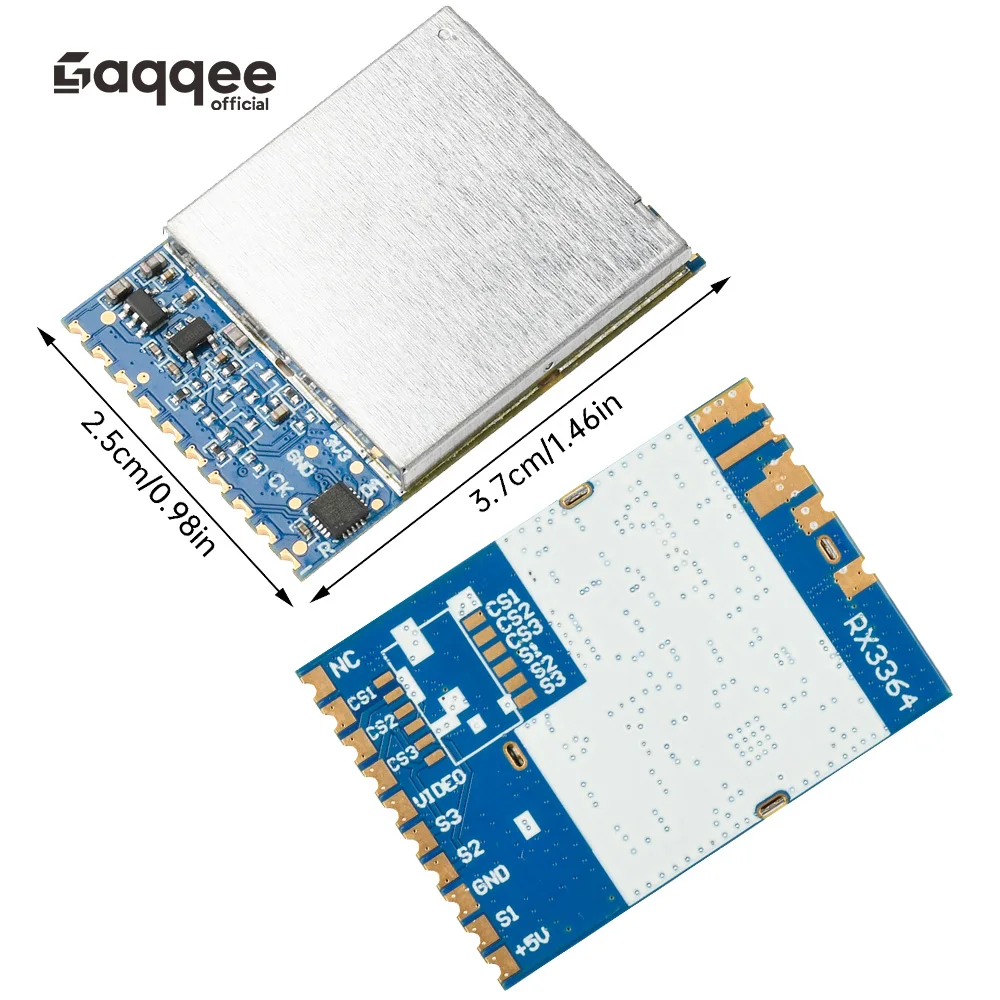 RX3364 3.3G Without RSSI Wireless FPV SPI Image Transmission Simulates Video Transmission And Reception Module