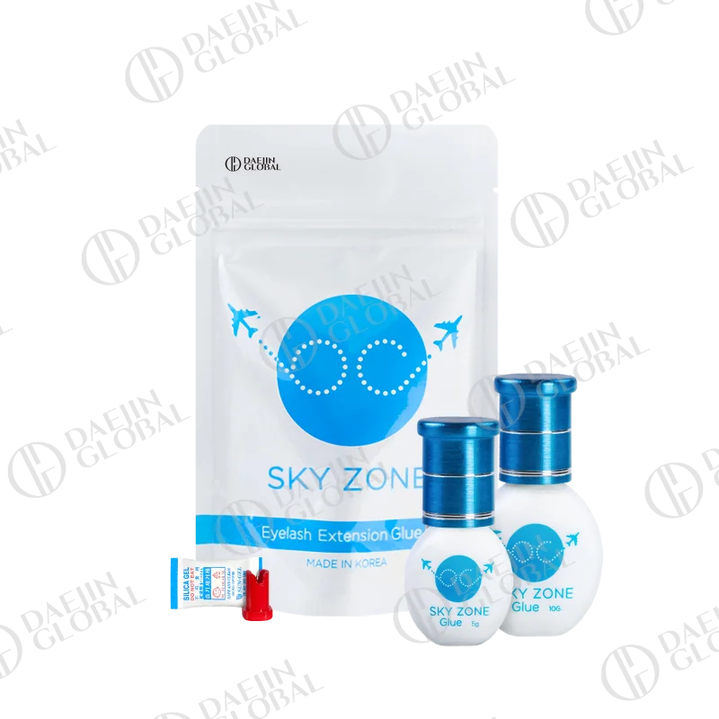 Pegamento SKY GLUE de 5g, 2 segundos, tiempo de secado más rápido, más fuerte, pegamento para extensiones de pestañas con poder de unión de ocho estrellas, pegamento negro de zona de cielo coreano, 1 ud.