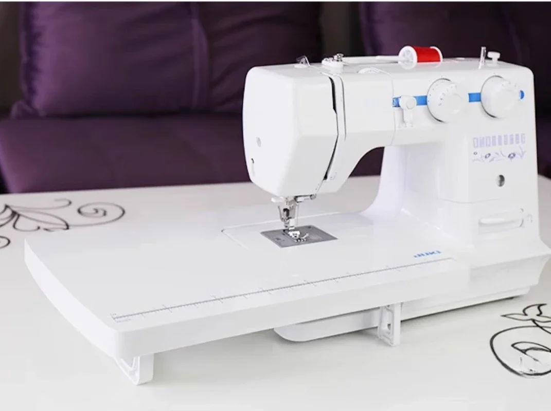 

220V Household Heavy Duty Sewing Machine Built-in Stitches Metal Frame Twin Needle Multifunctional Lock Edge