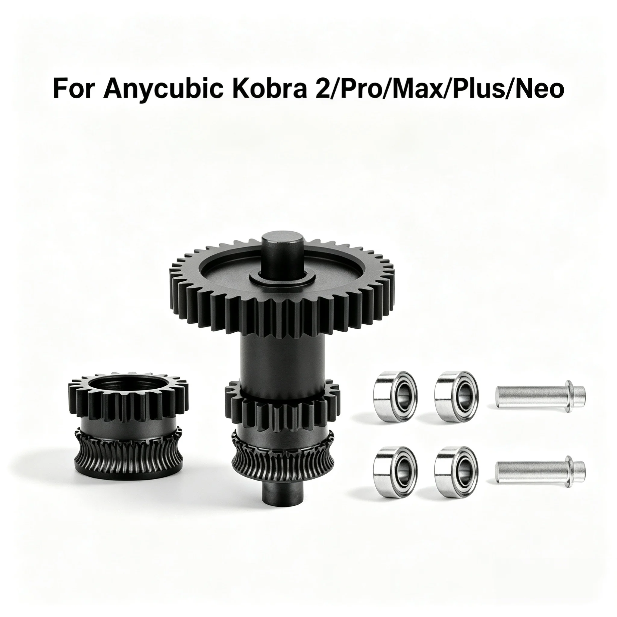 Extruder-Zahnrad für Anycubic Kobra 2/Pro/Max/Plus/Neo, nanobeschichtetes Formstahl-Integriertes Extrusionskopf-Zahnradsatz für Kobra 2