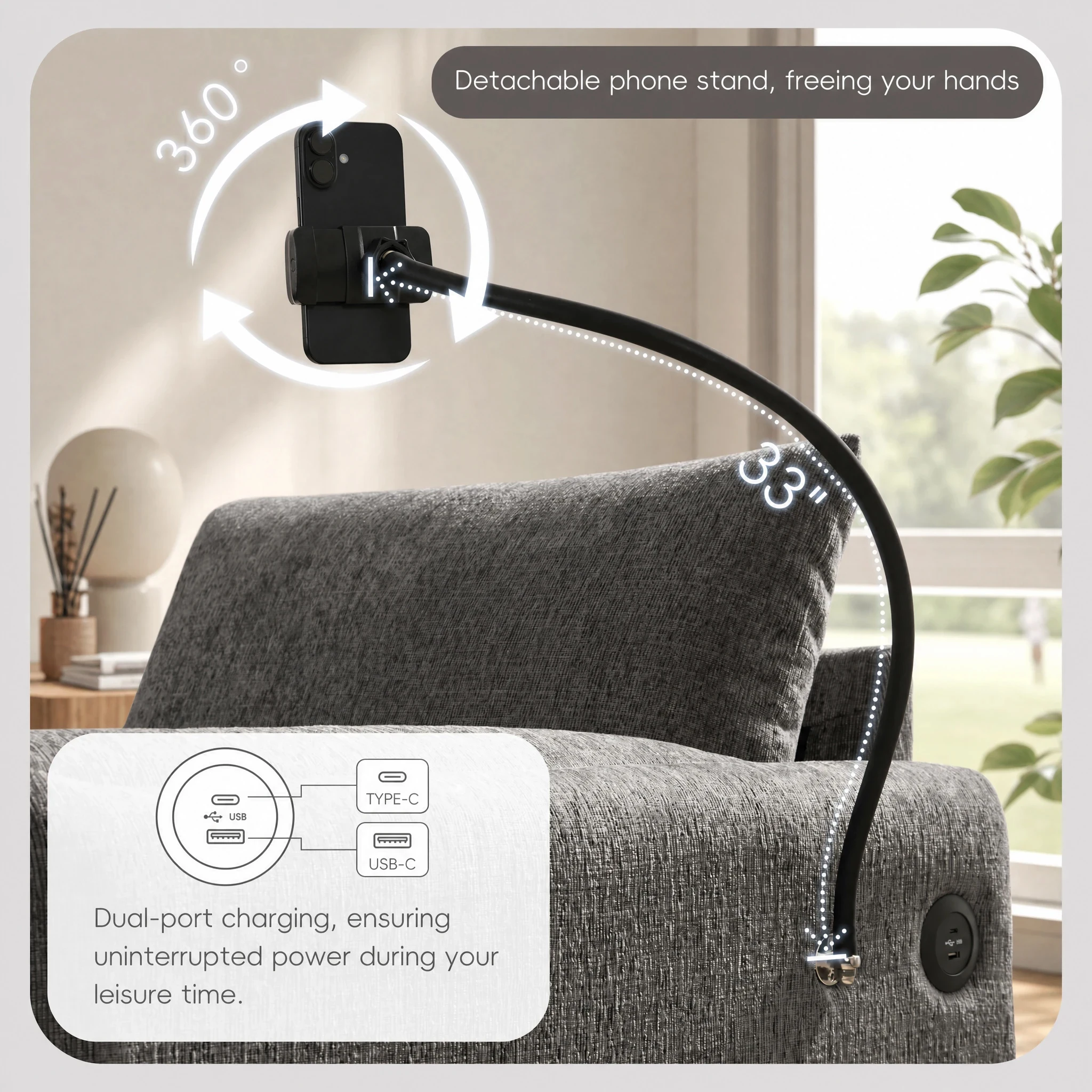 Fauteuil moderne avec repose-p - Office Furniture For Small Spaces avis et prix