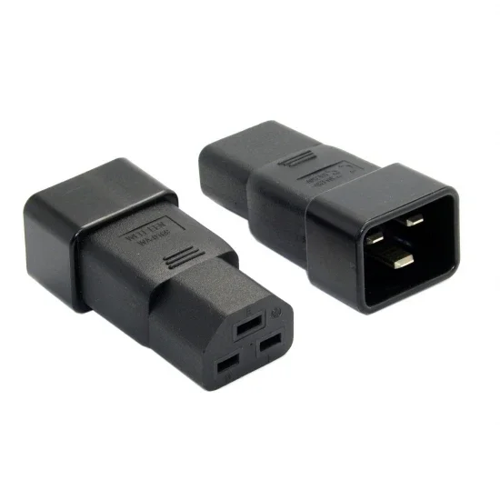 IEC 320 C20 إلى IEC320 C21 C19 ذكر إلى أنثى تمديد PDU UPS محول الطاقة موصل تصنيف 10A 250 فولت التوصيل