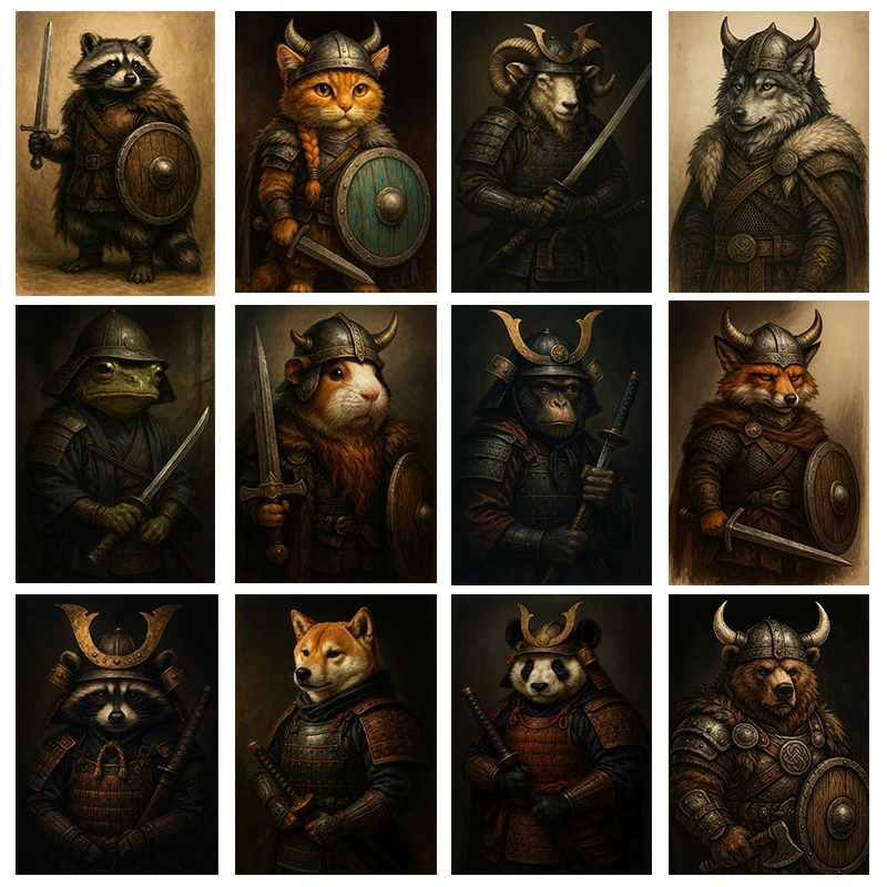 Funny Samurai Anima… - image