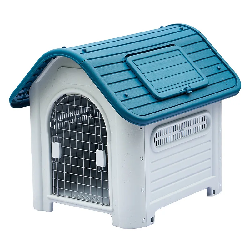 

Plastic removable pet villa sub four seasons dog cage large dog house outdoor
