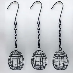 Outdoor Birdcage Bird Feeder Spring Hanging Bird Feeder Garden Yard Feeder