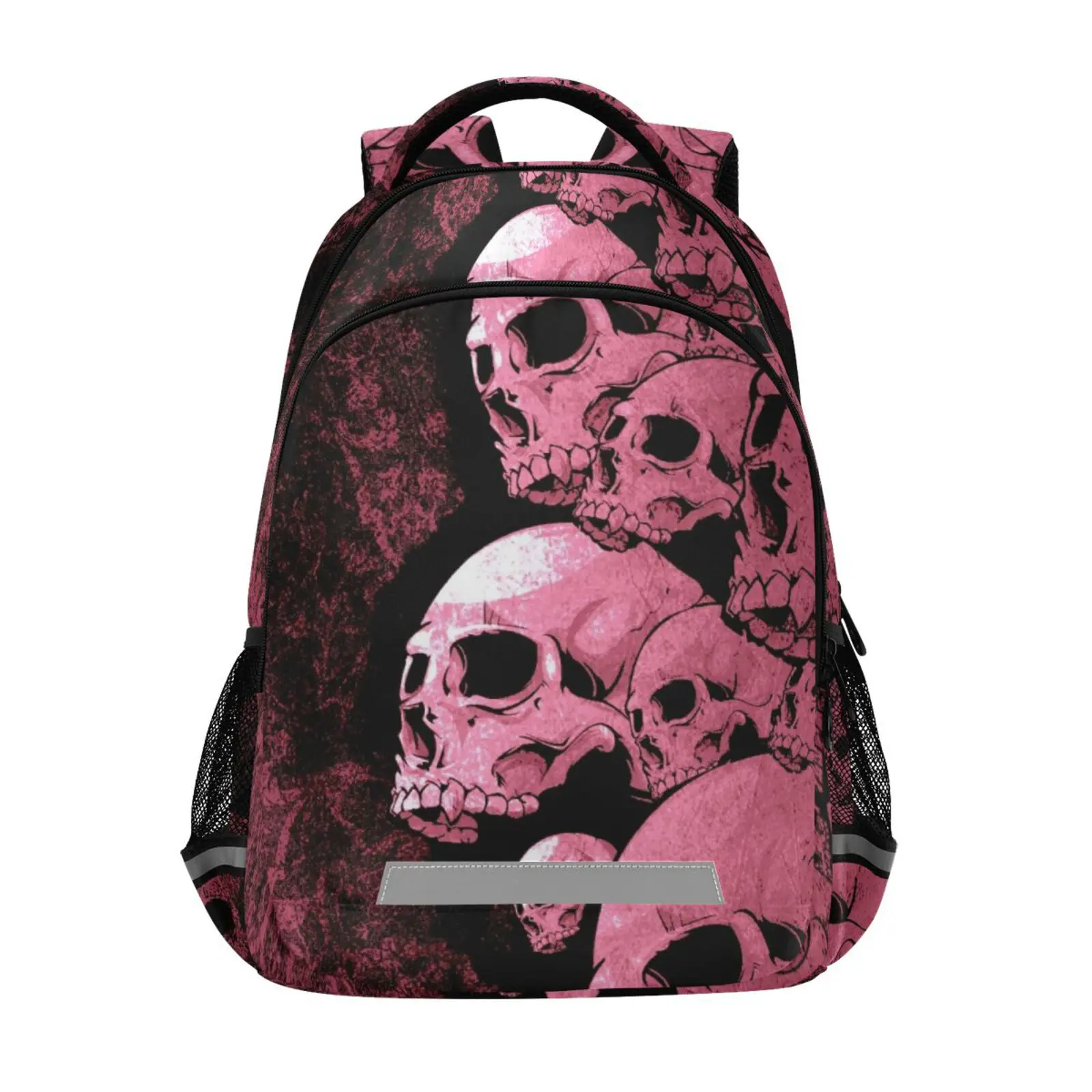 

Children School Bags Kids Backpack In Primary Schoolbag For Teenager Boy Girl Reflective strip Backpacks Skull Book Bag Mochila