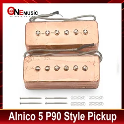 Alnico 5 Magnet P90 Style Pickup Dual Coil Pickup Noiseless Humbucker 6K/9K for Elecgtric Guitar