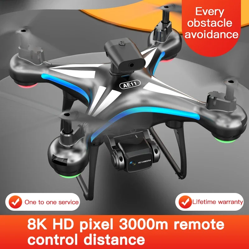 

AE11 Drone Profesional with 8K Hd Camera Rc Foldable Quadcopter Aerial Photography 2.4G Remote Control Helicopter Wifi Rc Plane