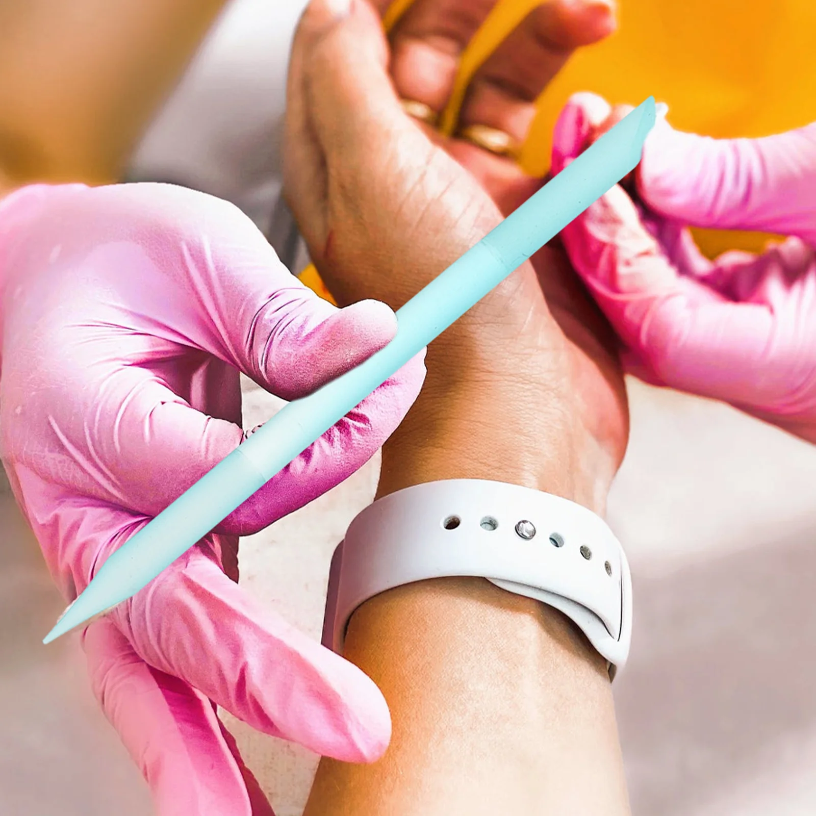 

2Pcs Glass Polishing Nail Files Compact Lightweight Female Manicure Tool Convenient Nail Art Supplies Glass Polishing Strip