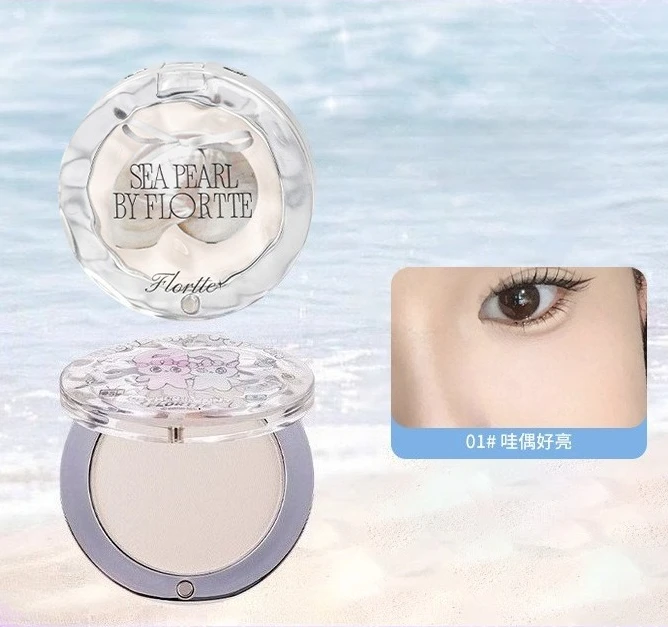 แป้งไฮไลท์สีเดียว FLORTTE ช่วยให้ผิวหน้ากระจ่างใส แบบเนื้อครีมแมทท์