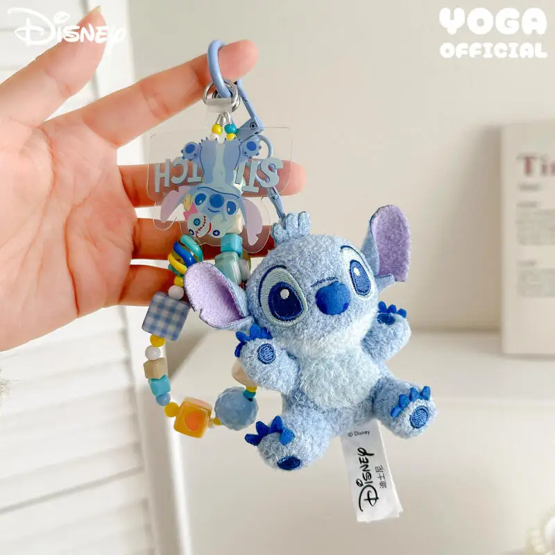 Kawaii Disney Lilo & Stitch Knuffels Mobiele Keten Creatieve Rugzak Paar Hanger Sleutelhanger Meisje Verjaardagscadeau Accessoires