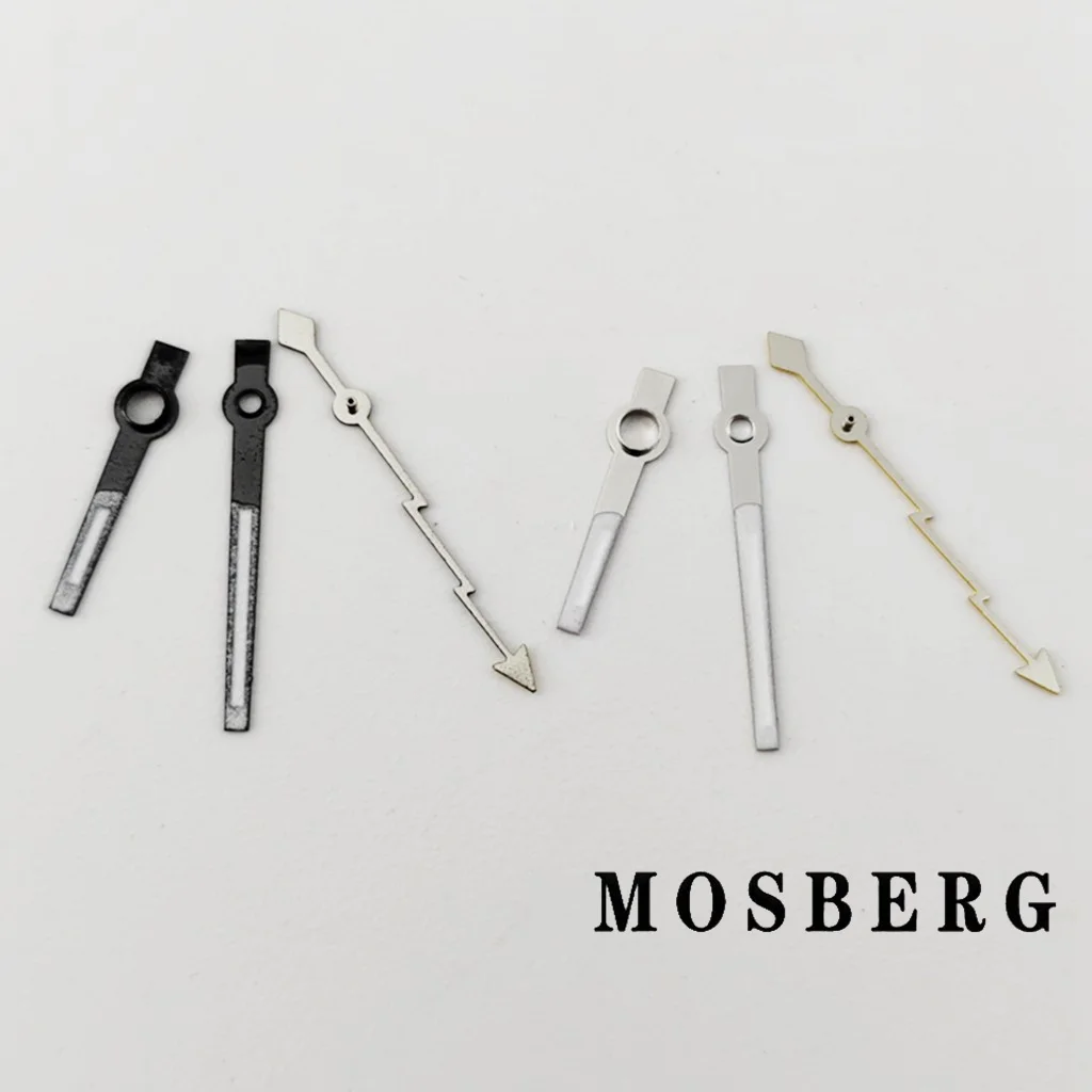 Lancette dell'orologio NH35 verde luminoso argento/nero adatte per orologi NH35 NH36 parti di movimento automatico