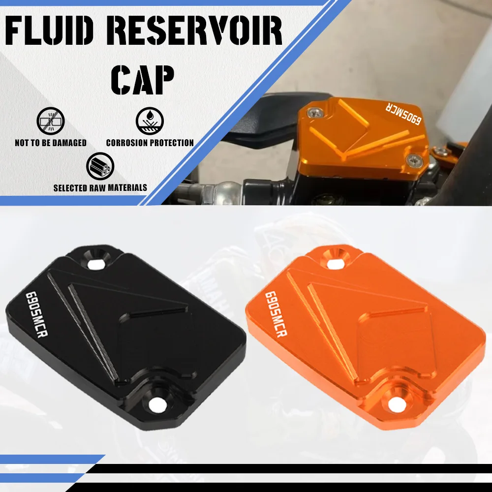 

690 SMC SMCR SMC-R Motorcycle Front Brake Reservoir Fluid Tank Covers Caps For KTM 690SMC 2008 2009 2010 690SMC-R 2012 2013 2014