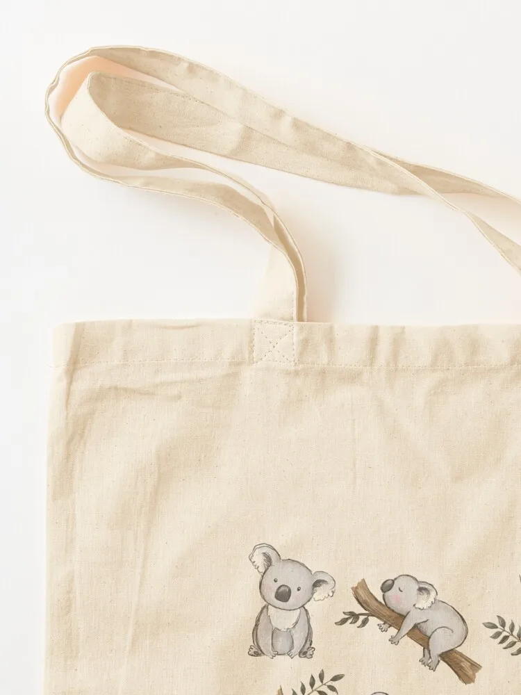 Aussie Animals: Cute Koalas Set Tote Bag Portable shopping bag reusable shopping bags Cloth bags tote bag men