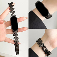 for Xiaomi Mi Band 9 Correa Stainless Steel Watchband for Xiaomi Band 8/9 Strap Hight Quality Bands for Mi Band 9 8 Accessories