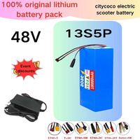 48V 13S5P  18650 Lithium Battery Pack 100Ah   battery  250-1000W+Charger