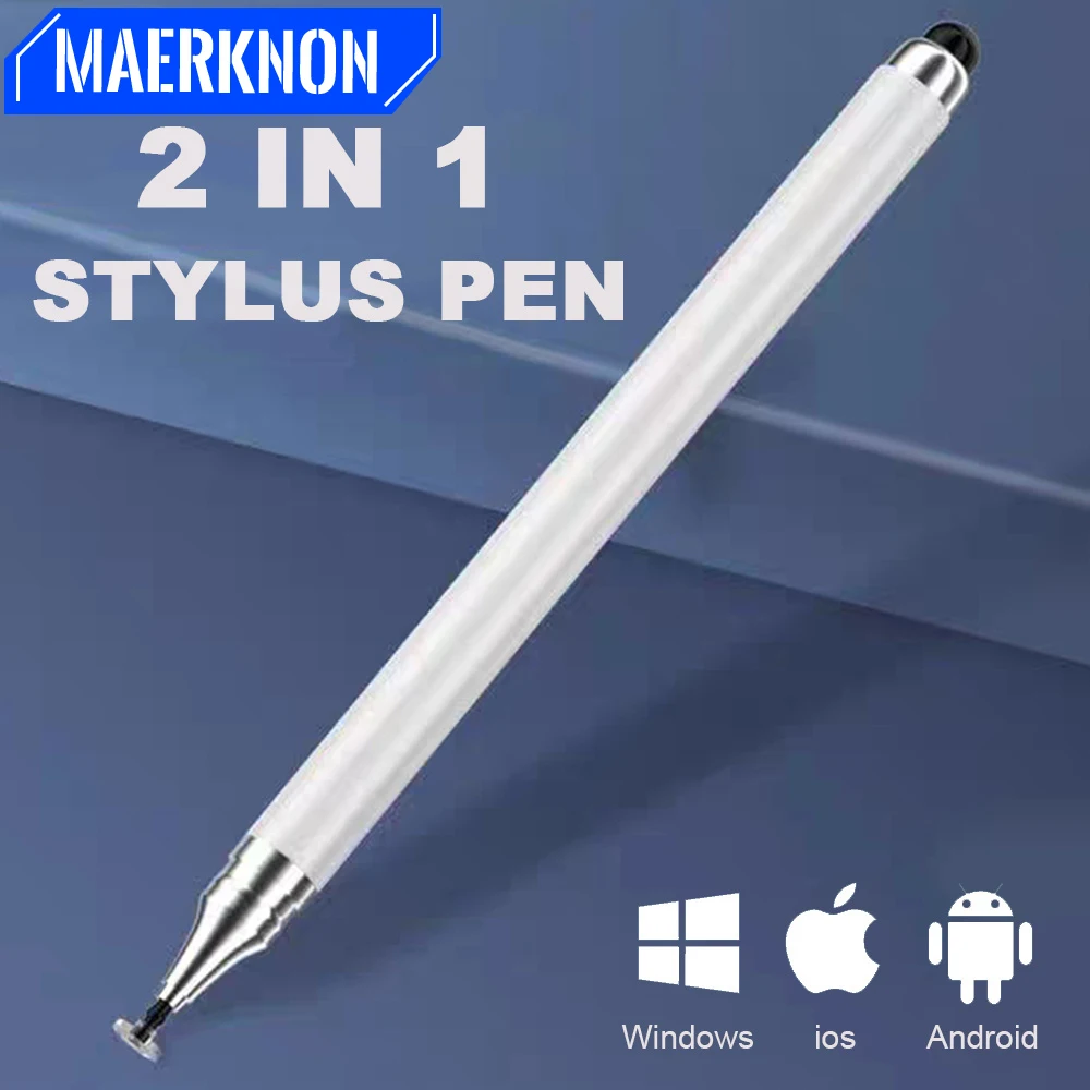 2 in 1 Universal Stylus Pen For Iphone Ipad Tablet Capacitive Screen Touch Pen Mobile Phone Anti Mistouch Drawing Stylus Pencil