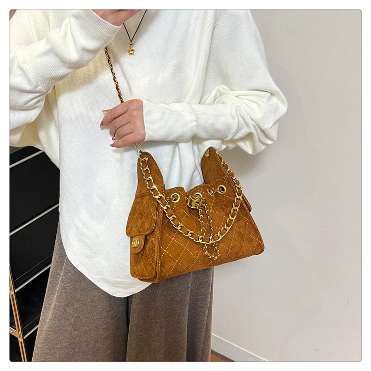 

Модная шикарная новинка 2025 года, женская роскошная брендовая кожаная сумка, известный дизайнер, повседневная популярная классика