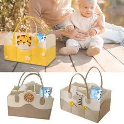 Sac de Rangement Portable en Feutre pour Bébé, Caddie à Couches, pour Voyage, mir de Pépinière, pour Enfants, Electrolux, Grande Poche