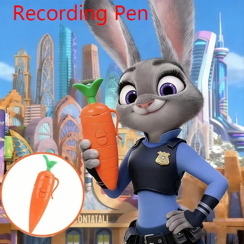 Imagen 1 del producto Bolígrafo Grabador de Voz con Forma de Zootopia, 1-6 Piezas, Bolígrafo Creativo de Dibujos Animados para Niños, Bolígrafo Multifuncional con Grabación, ¡Regalo!