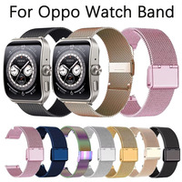 22mm Metal Wristband For Oppo Watch X X2 Band Smart Watch Replacement Strap For Oppo Watch 4Pro One Plus Watch 2/46mm Bracelet