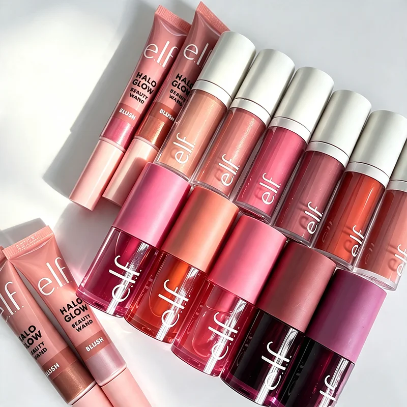 Fashion NEW Elf Brand Blush Beauty Wand Lips & Cheeks Dual-use Sheer for It Blush Tint Putty-to-powder Blush Portable Cosmetics