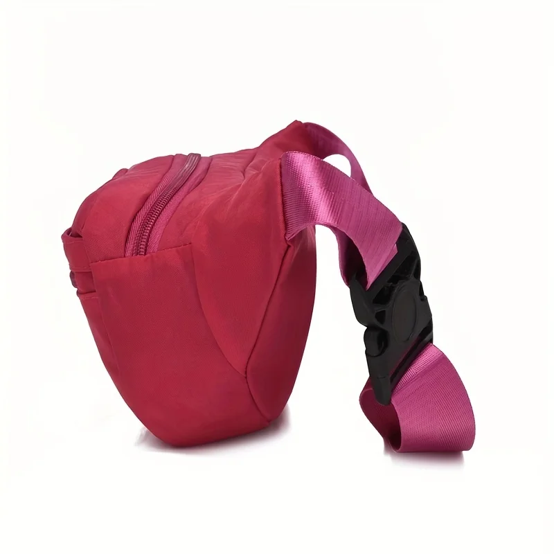 Leichte Gürteltasche, Umhängetasche, mehrere Reißverschlusstaschen, verstellbarer breiter Riemen, Hüfttasche, Brusttasche für Damen zum Laufen – Detail 16