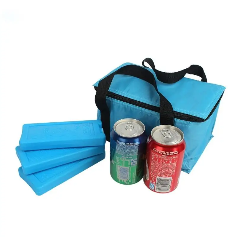 

Safe Reusable Small Ices Pack Portables Cooling Container Freezers Block for Camping Travel Kitchen Essential K1YF